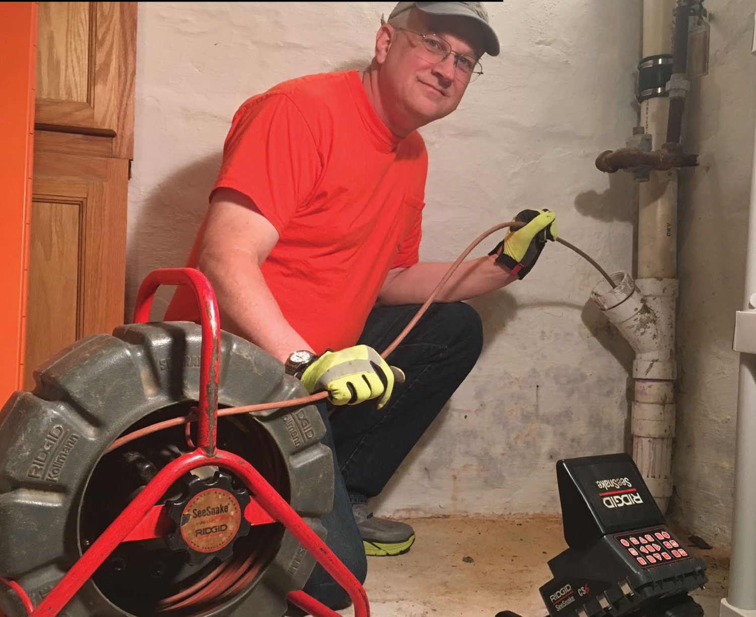 Inspection Equipment Is Essential For Plumber Frank Taciak