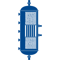Chimica icona reattore catalitico blu anigif