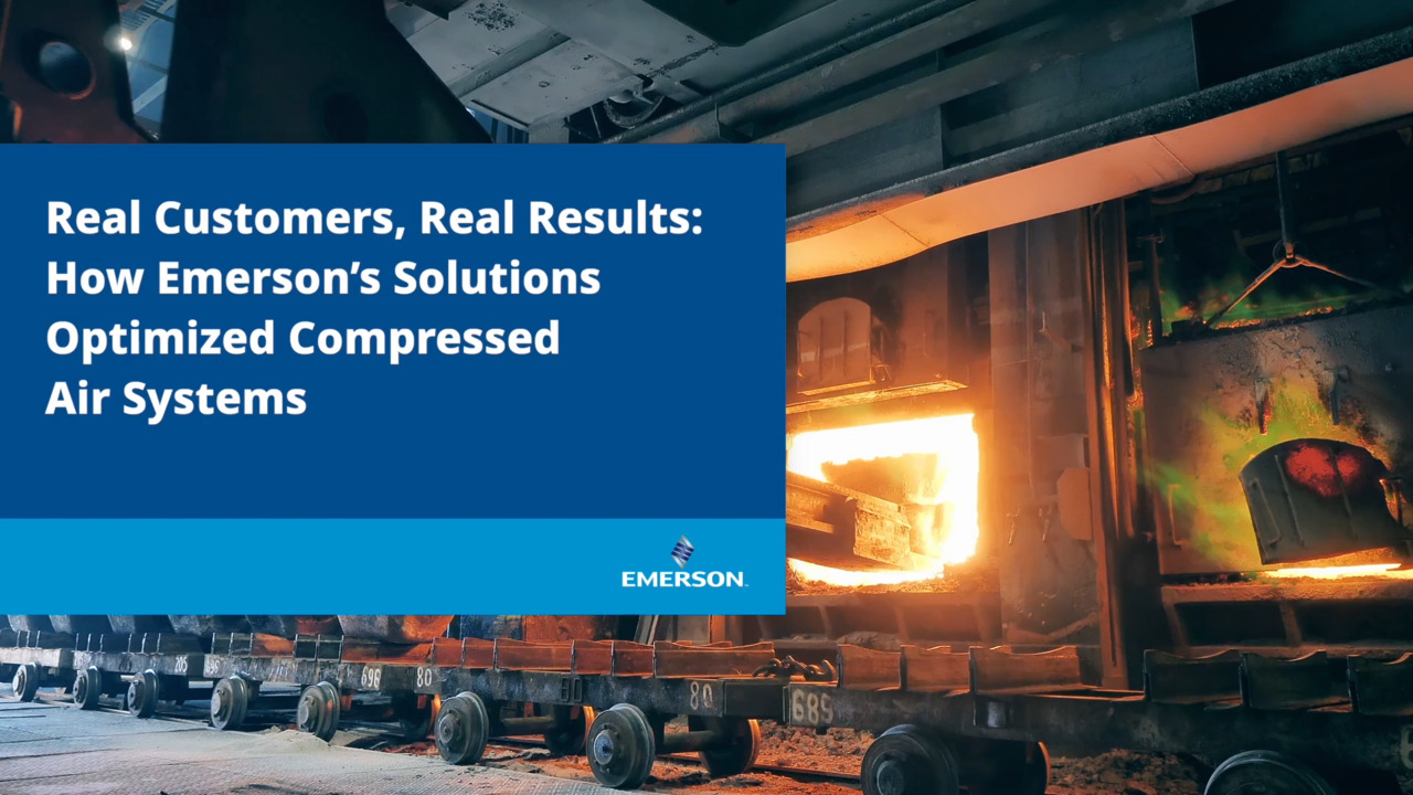 Comment les solutions d’Emerson optimisent les systèmes d’air comprimé