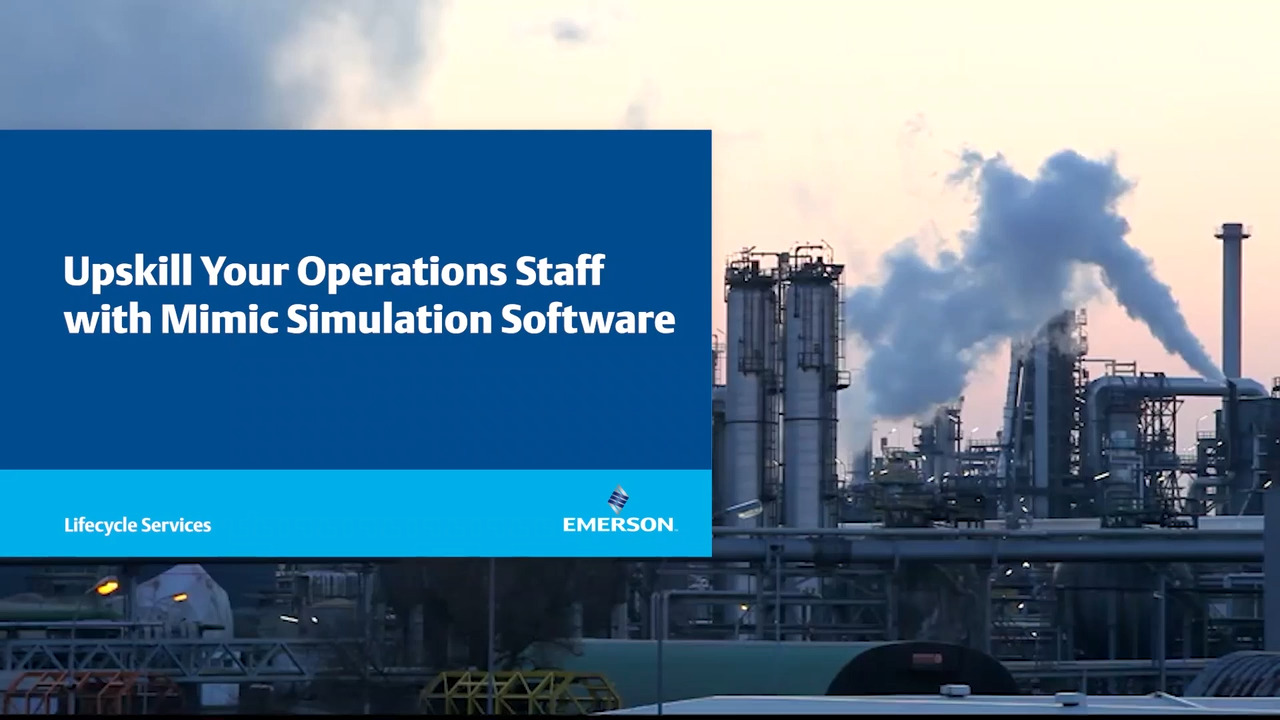 Mejore las habilidades de su personal operativo con el Mimic Simulation Software de DeltaV
