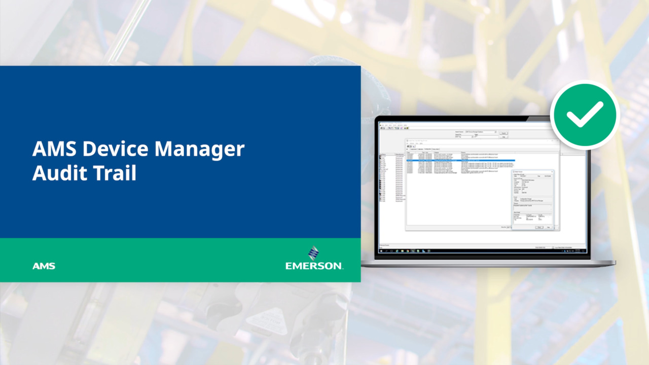 Audit Trail | AMS Device Manager