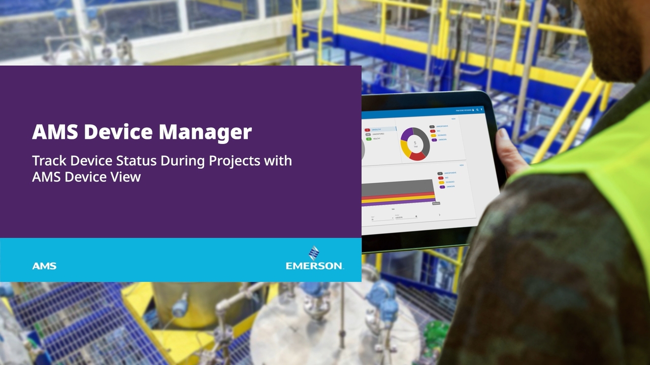 AMS Device Manager | Track Device Status During Projects with AMS Device View