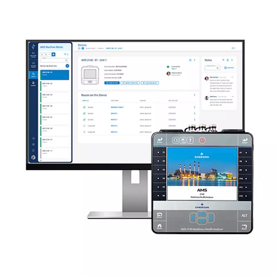 Il software di gestione degli asset di Emerson unifica i dati di affidabilità delle apparecchiature in una piattaforma integrata, sicura e di facile utilizzo