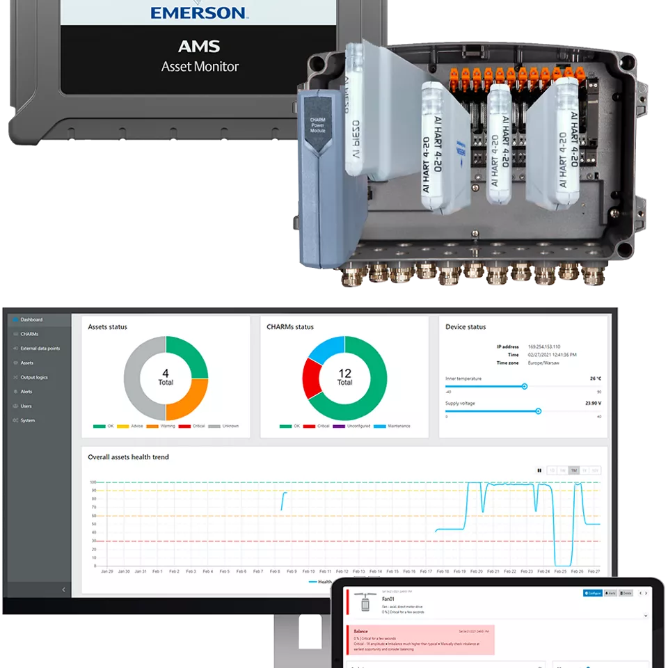 Emerson verbessert die Möglichkeiten und steigert die Vielseitigkeit der Asset Monitoring Software