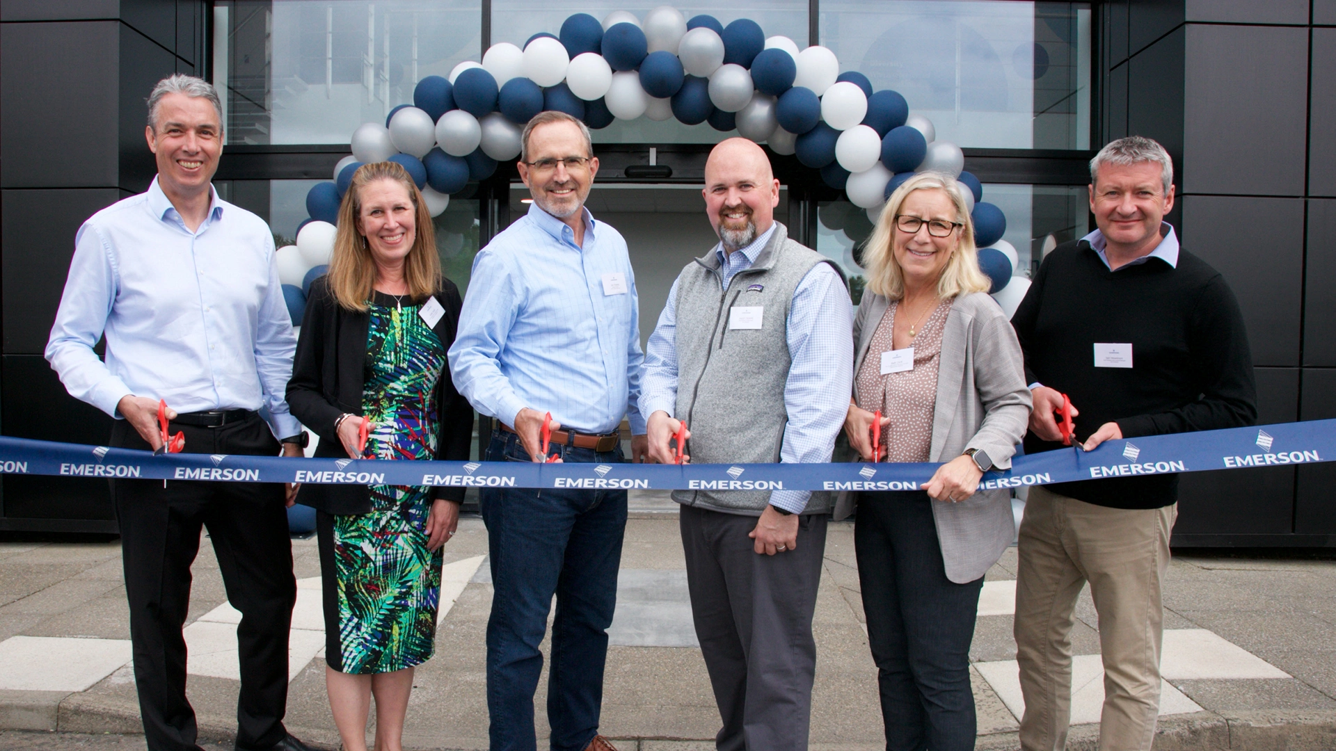 The opening of Emerson's new Gas Analysis Solutions Center in Cumbernauld, Scotland.