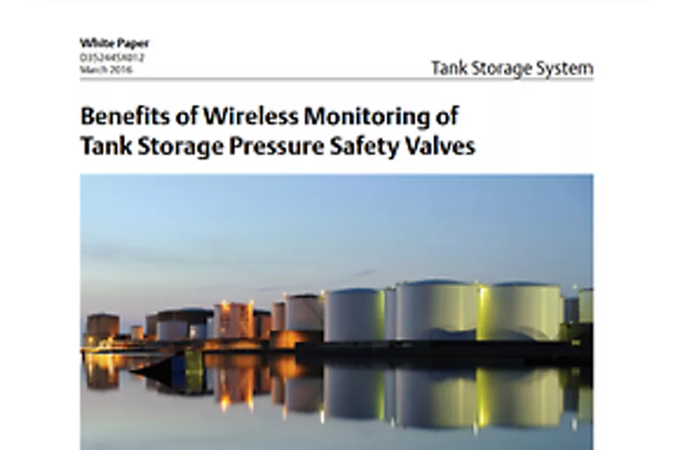 Vantaggi del monitoraggio wireless di valvole di sicurezza della pressione per serbatoi di stoccaggio