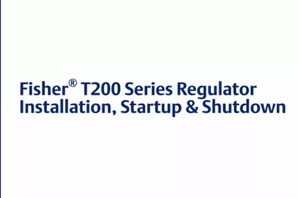 Regolatore serie T200 Fisher™: installazione, avviamento e arresto