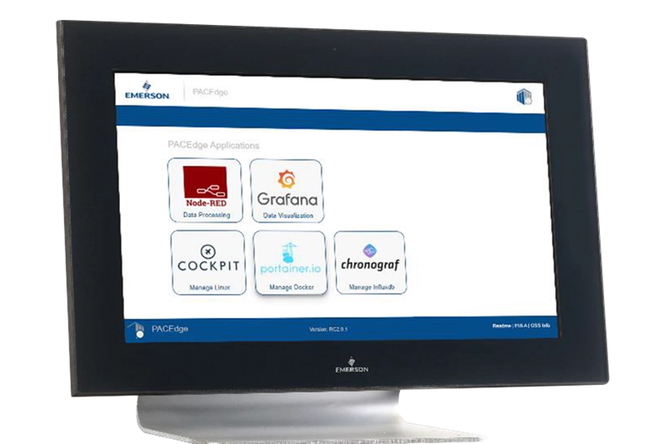 Graphic highlighting PACEdge 3.0, a platform that helps teams securely deploy, manage, and standardize edge applications to improve operational efficiency and productivity.