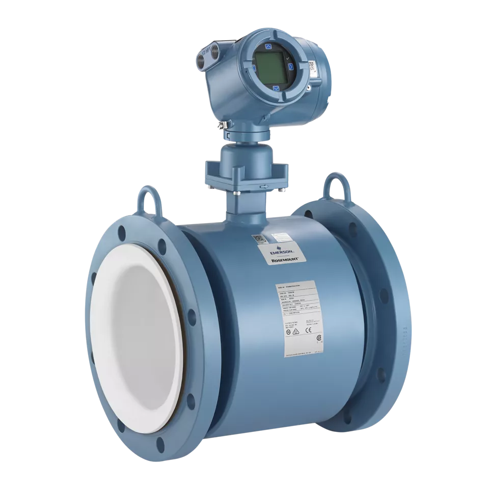  Emerson Rosemount™ 8795 magnetisch-induktiver Durchflusssensor mit Rosemount 9732 magnetisch-induktivem Durchflussmessumformer