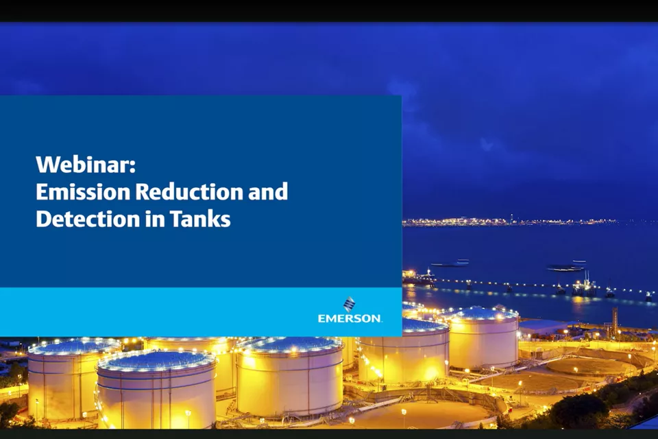 Emission Reduction and Detection in Tanks
