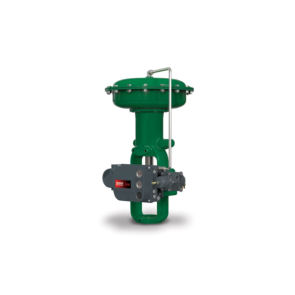 Attuatori a membrana con ritorno a molla Fisher 657 e 667