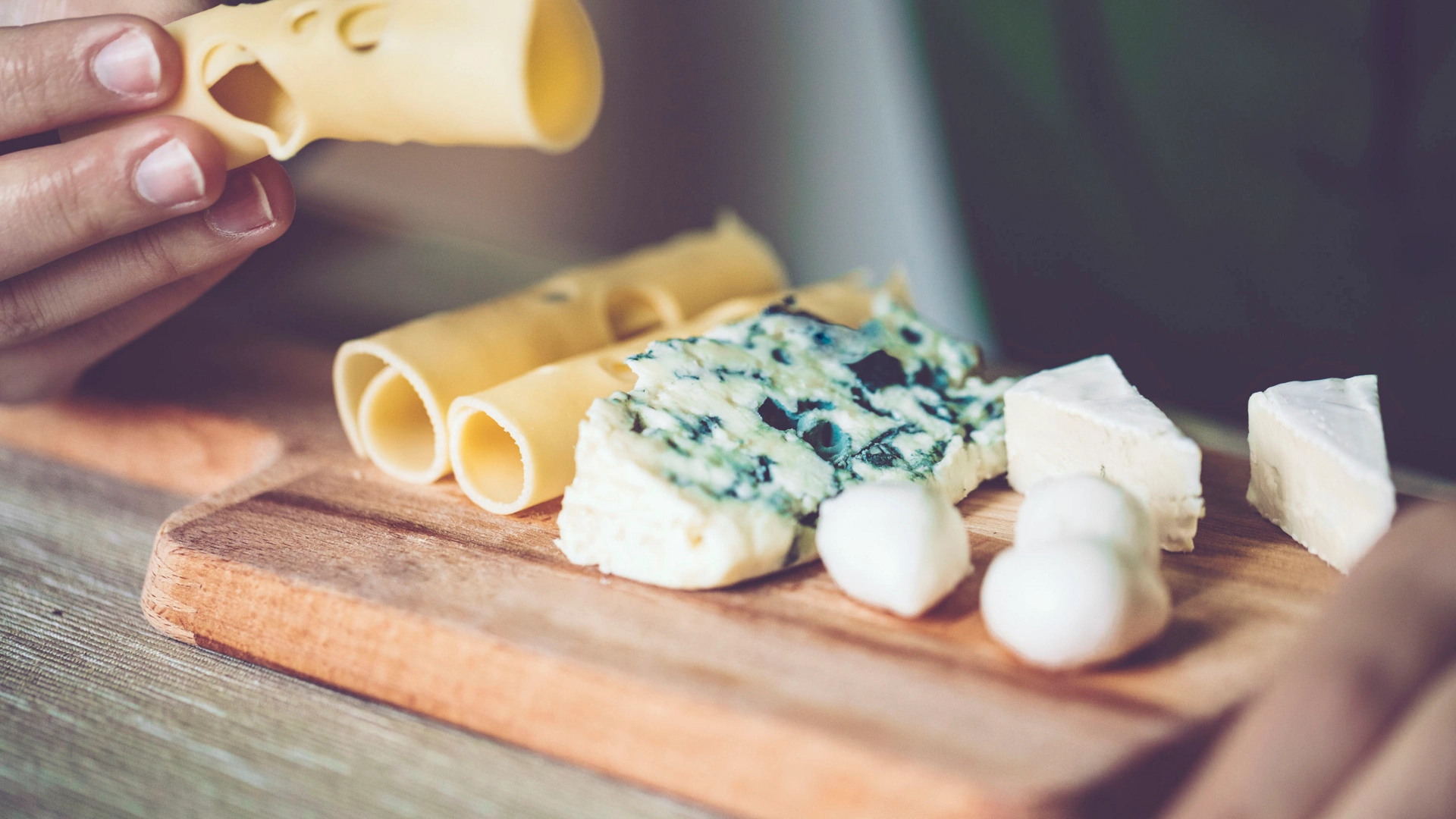 Young woman is having breakfast