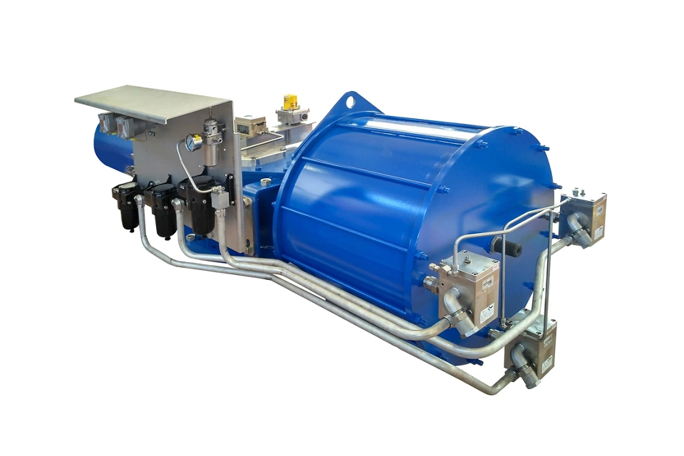ALGAS 14C Pneumatic solution with boosters (Customized VOS capability)