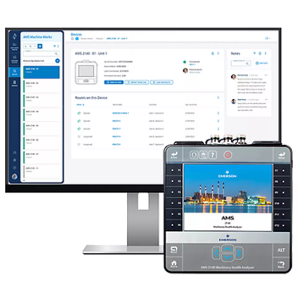 Emerson’s Asset Management Software Unifies Equipment Reliability Data in a Secure, Easy-to-Use, Integrated Platform
