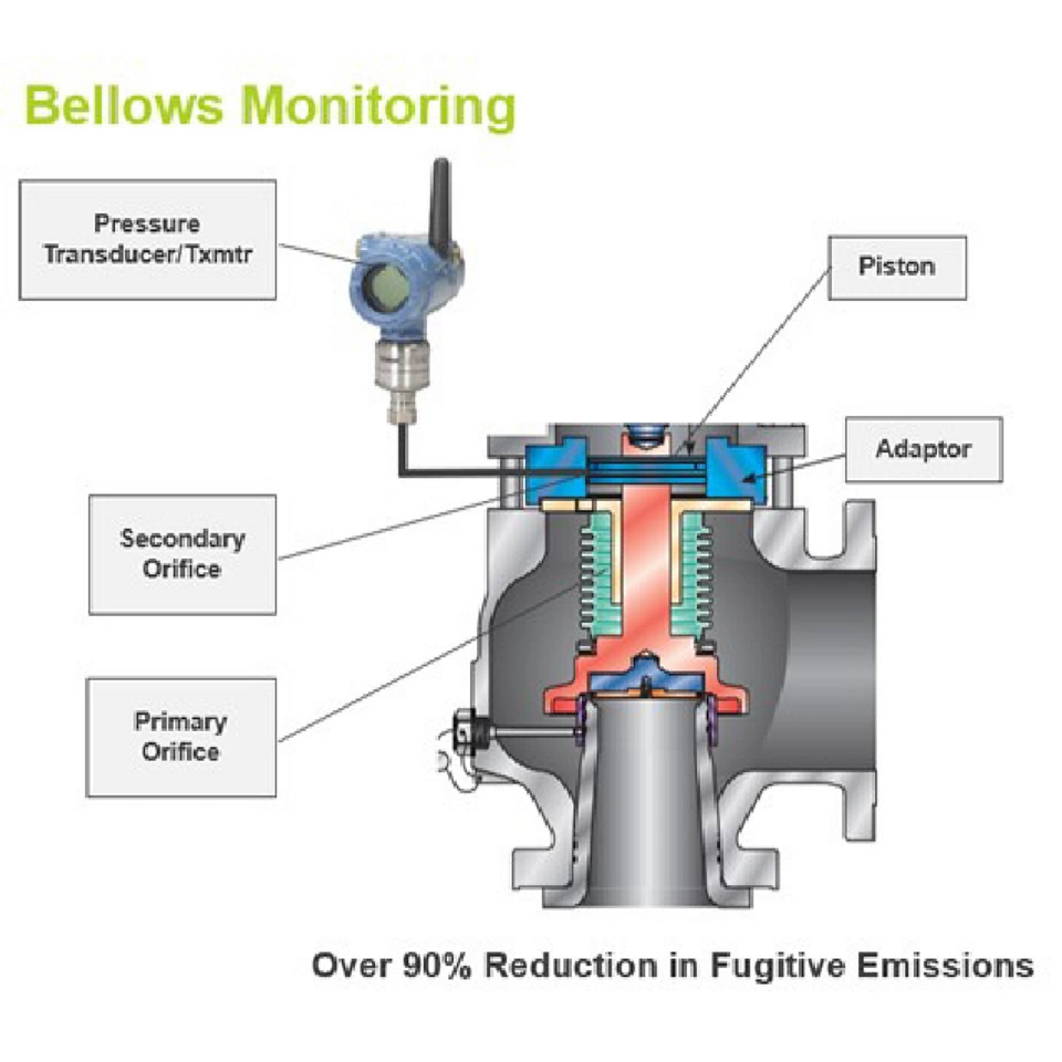 Detecting Bellows Damage in Pressure Relief Valves