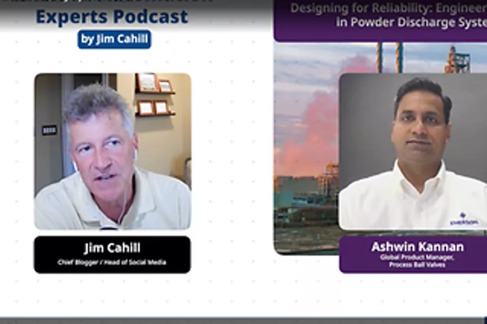 Blog: Designing for Reliability Podcast Powder Discharge Valves