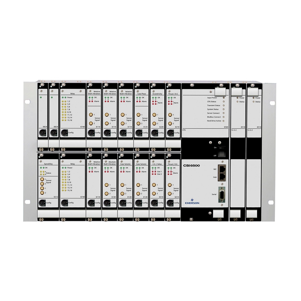 Machinery Health Monitor AMS 6500 para monitoramento da condição on-line