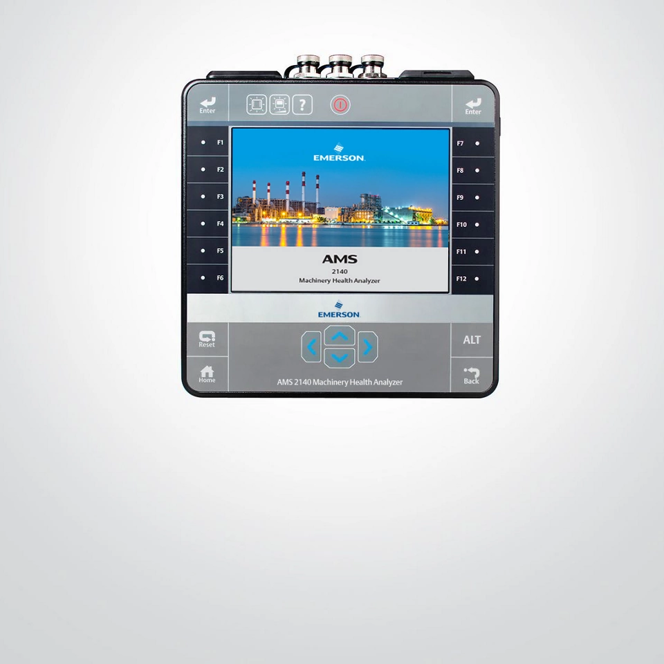 AMS 2140 Machinery Health Analyzer pour la collecte de données pendant les rondes de maintenance