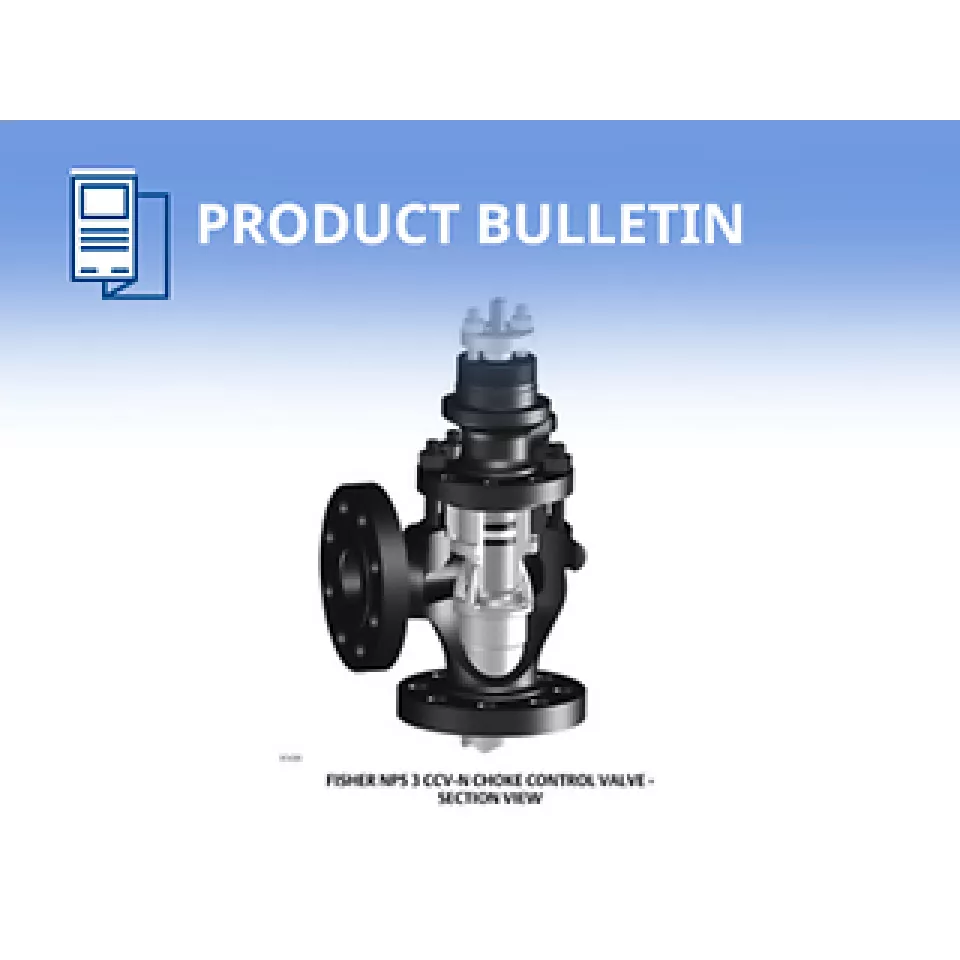 Valvola di controllo per gas combustibile CCV-N Fisher™
