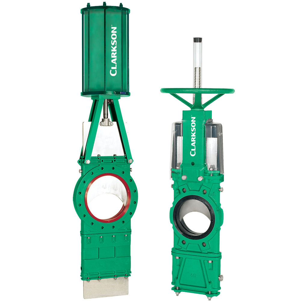 Clarkson F956 Dual Gland Ported Slide Gate Valve - 最终控制 | Emerson