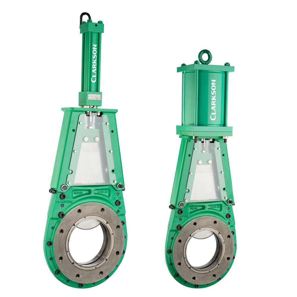 Clarkson KS1 ASME Class 150 Severe Service Knife Gate Valve