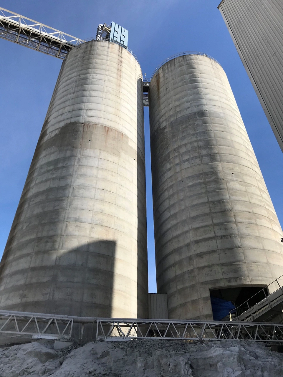 Coal Bunkers at Coal-Fired Power Plants