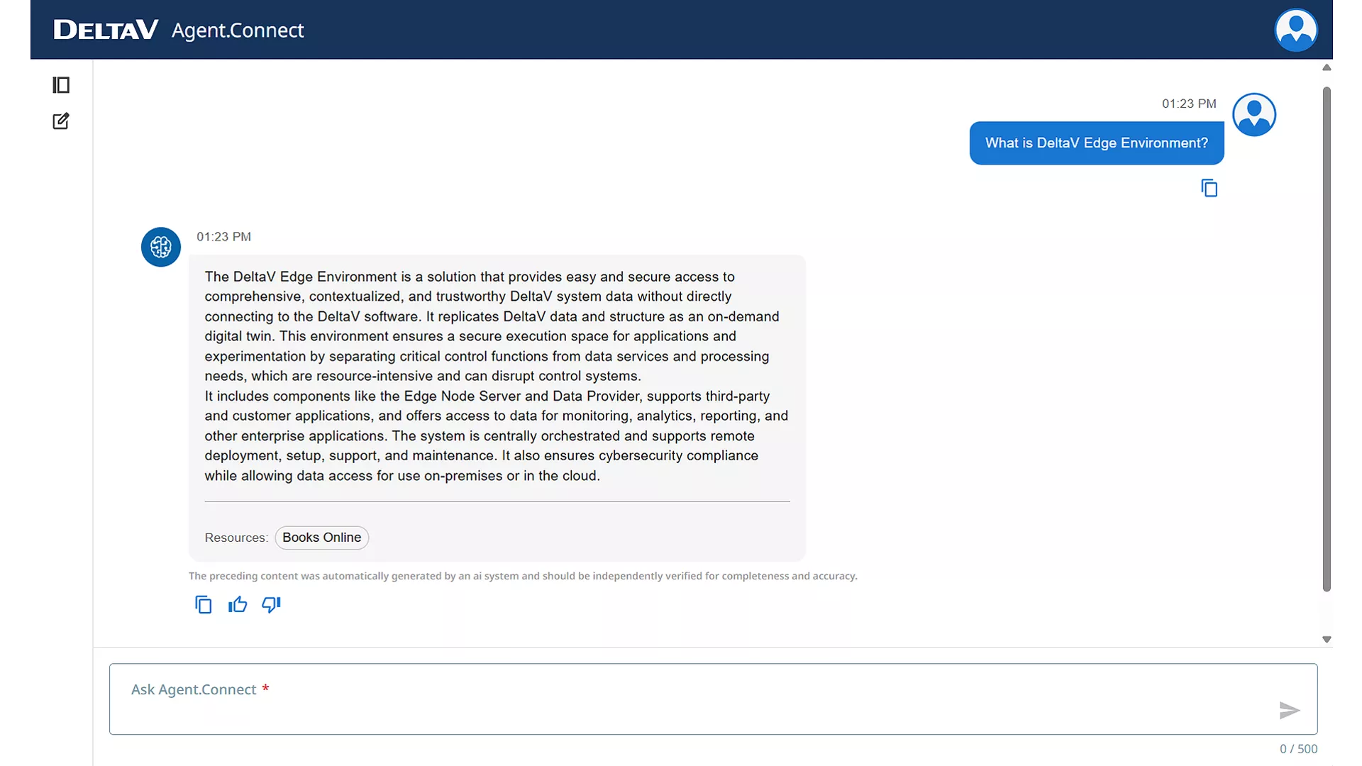 DeltaV Agent.Connect