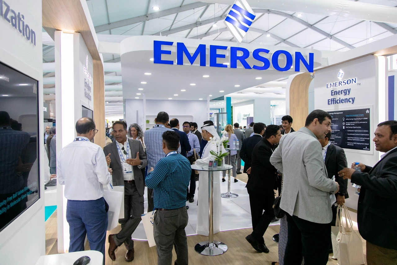 Emerson booth at ADIPEC Conference