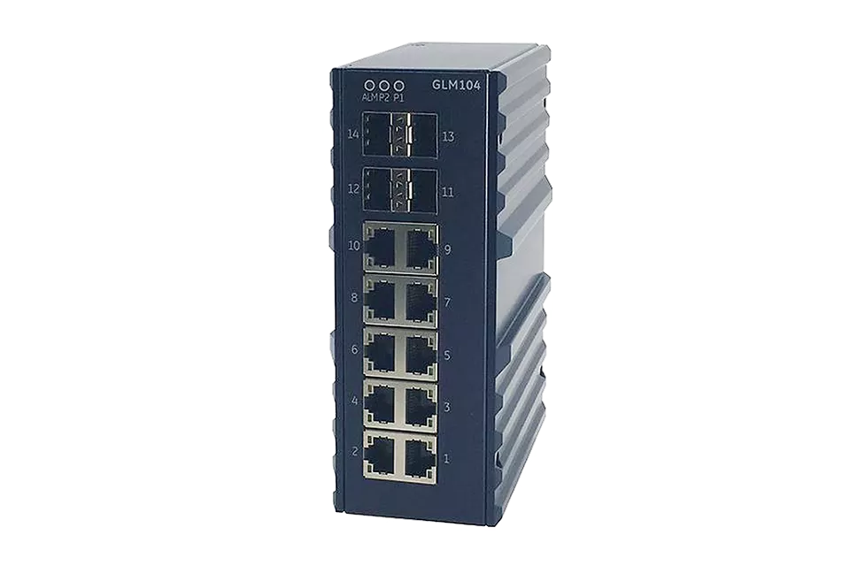 Industrial 14-port PROFINET Managed Gigabit Ethernet Switch