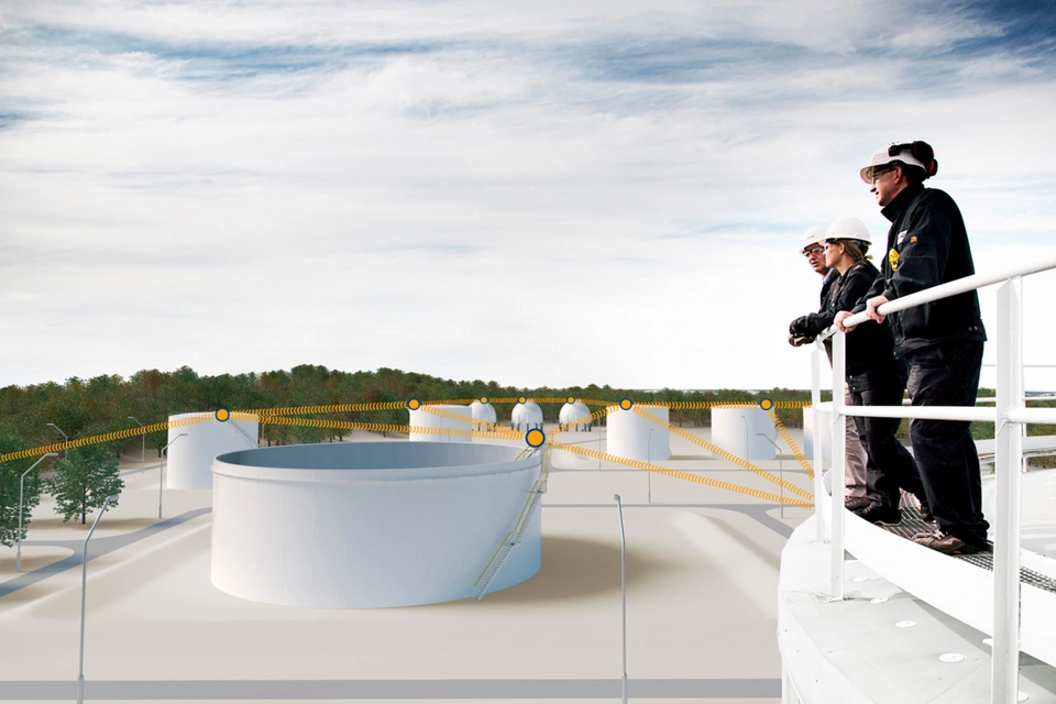Enable Automated Tank Farm Operations With Wireless Data Transmission
