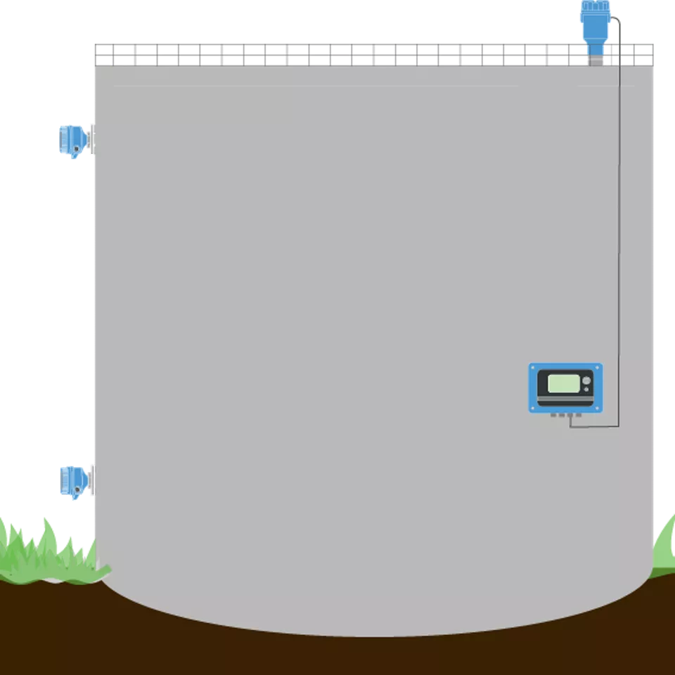 Diesel Bulk Storage Tank Level Measurement for Data Centers