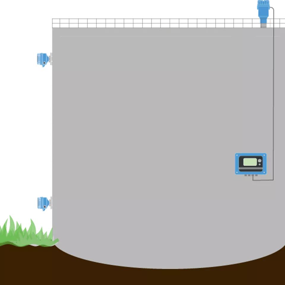 Diesel Bulk Storage Tank Level Measurement for Data Centers