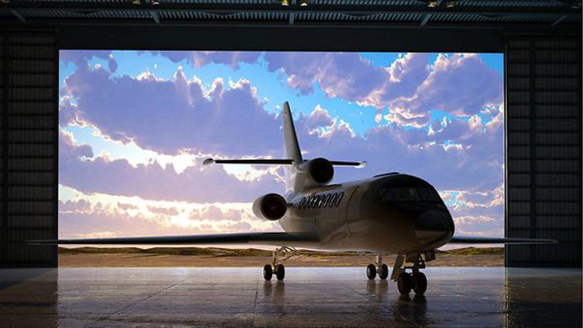 Flame Detection in Airplane Hangars