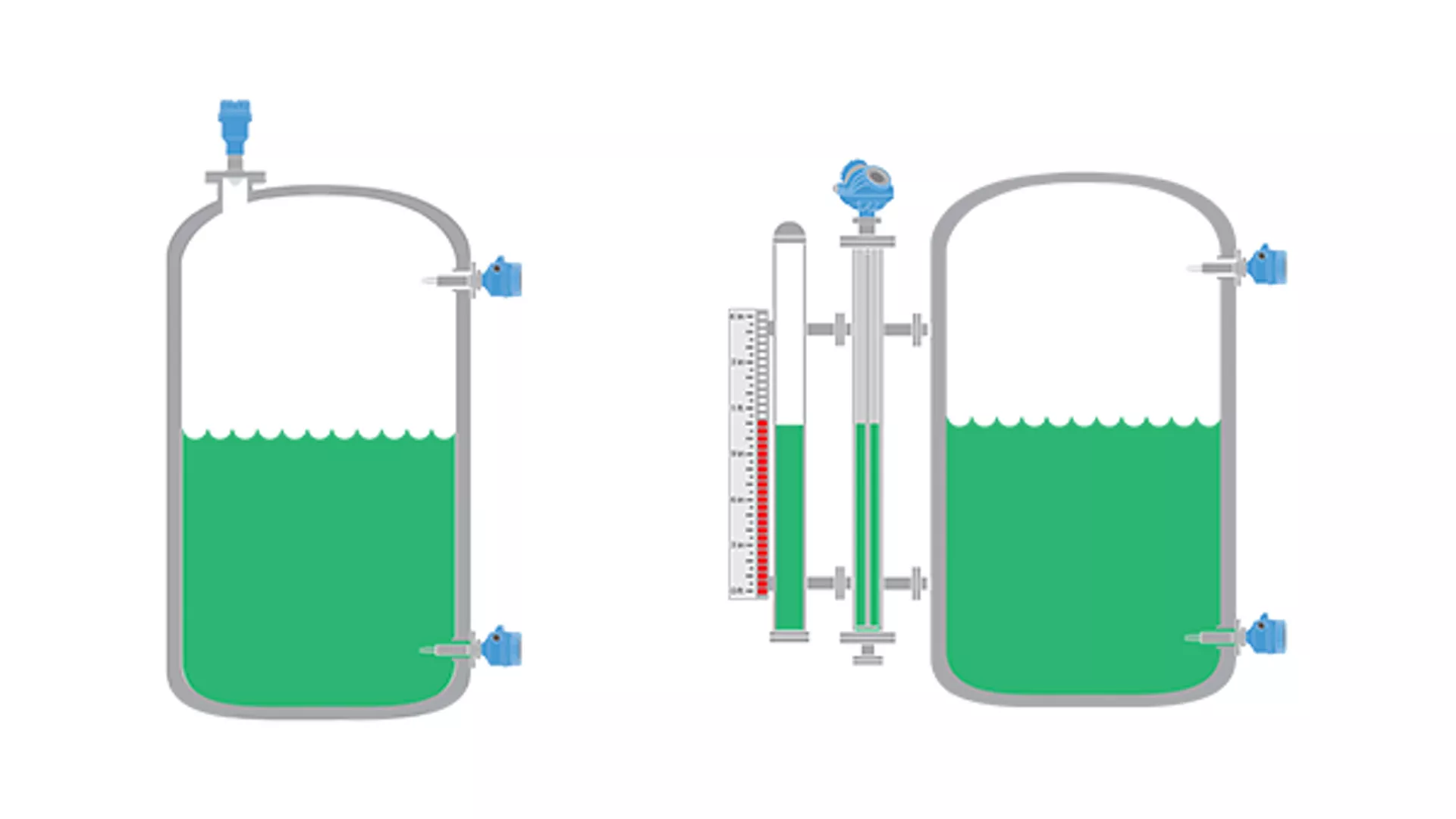 Level Measurement and Inventory Control of the Chemical Storage Process vessels