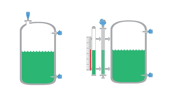 Level Measurement and Inventory Control of the Chemical Storage Process vessels