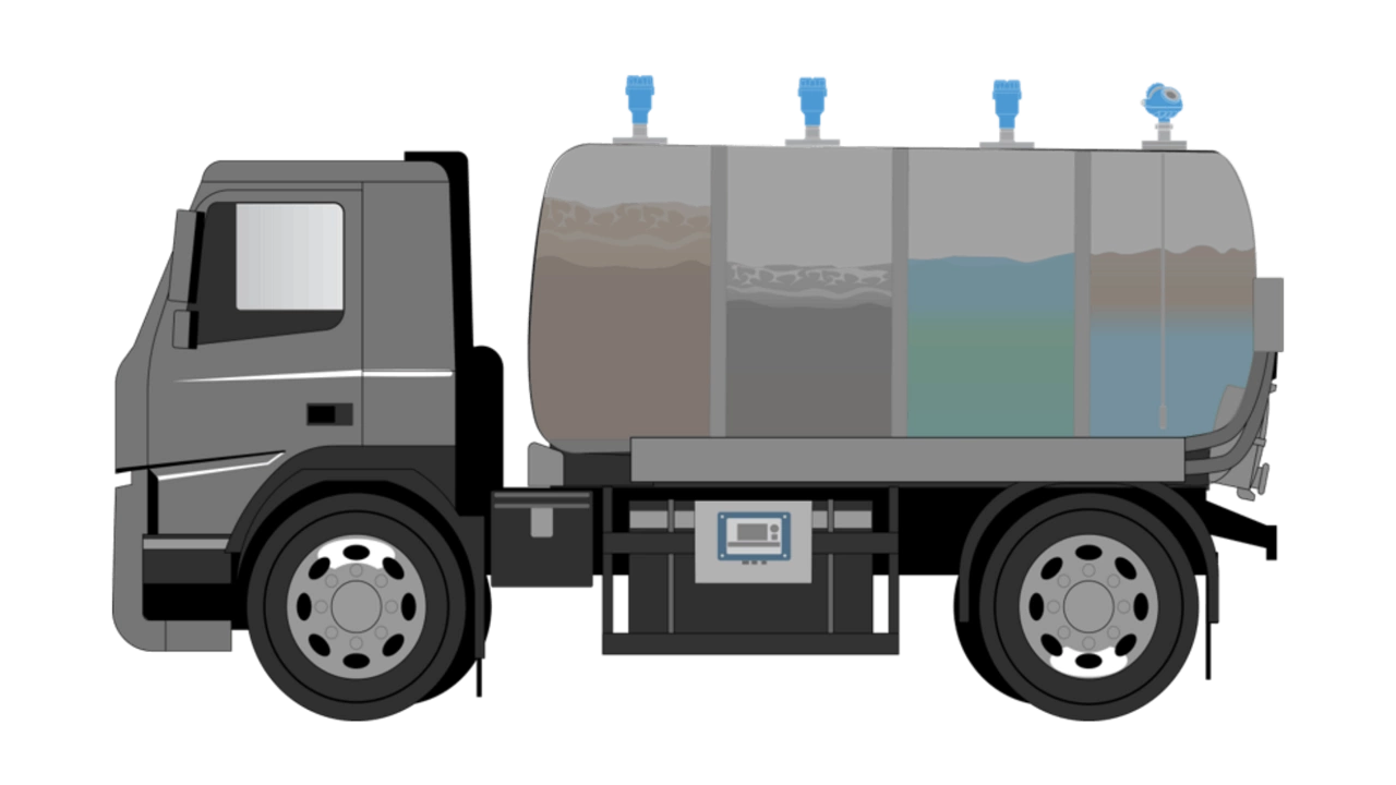 Level Measurement for Tanker Trucks and Transport Trailers