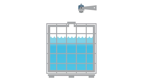 Level Measurement in Plastic Totes from the Mining Industry​