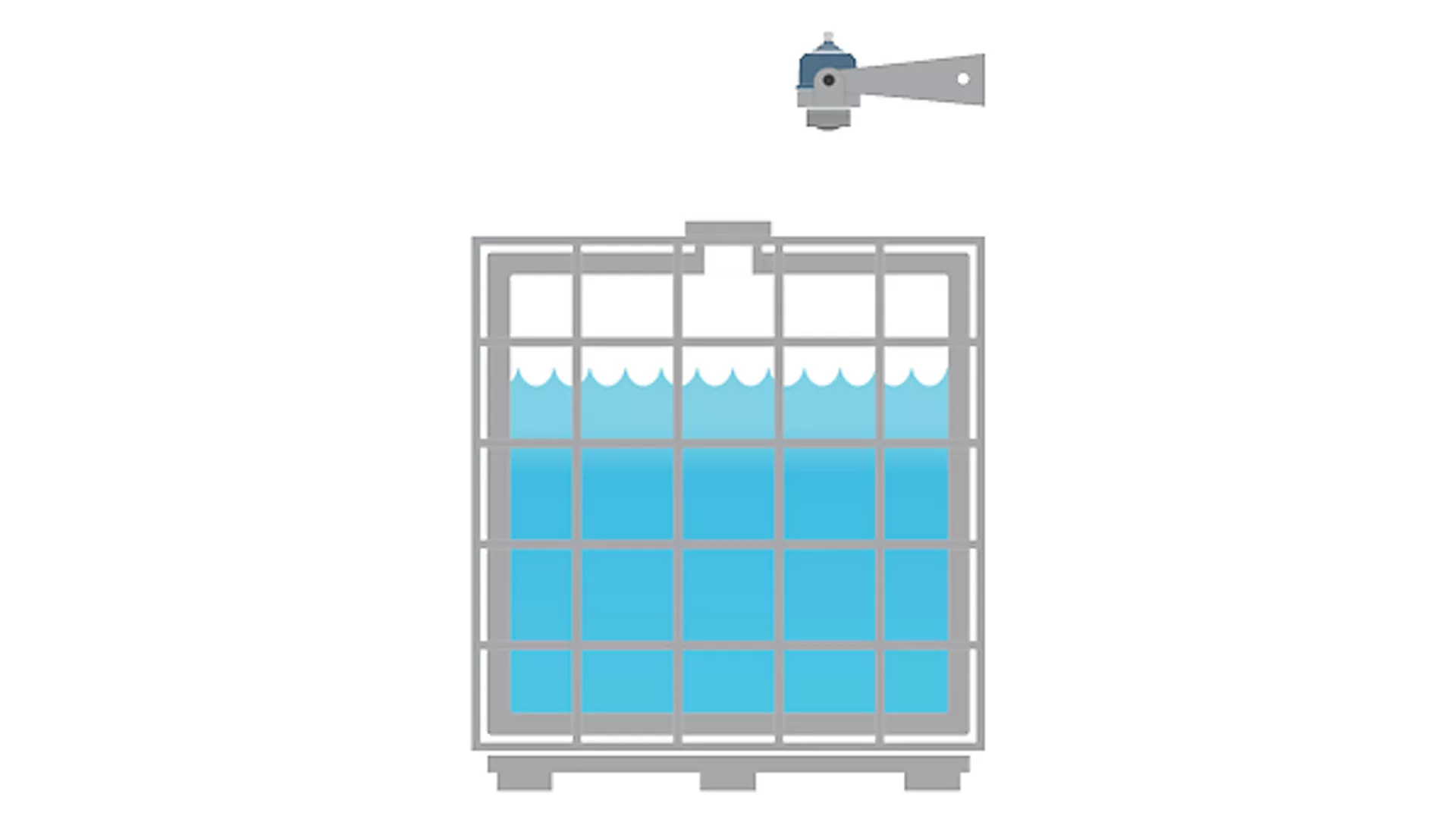 Level Measurement in Plastic Totes from the Mining Industry​
