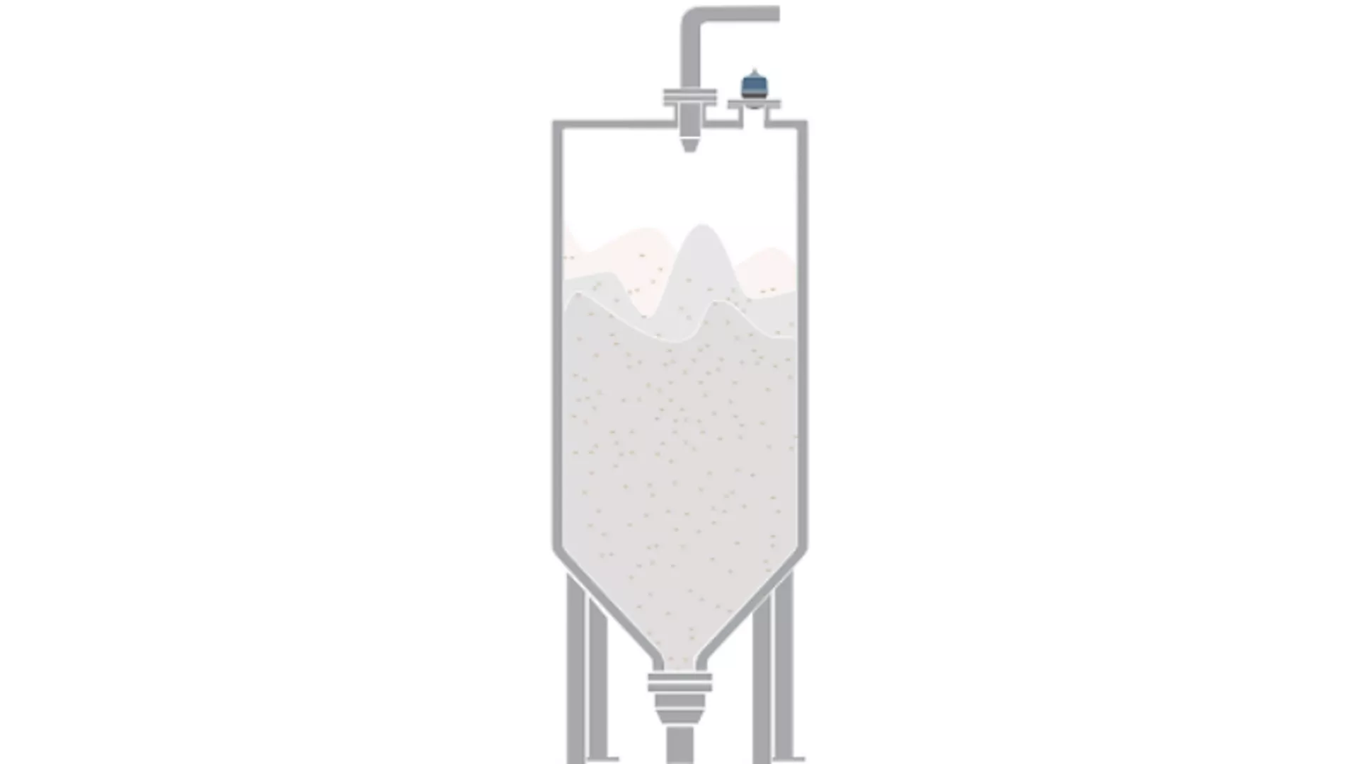 Level Measurement of Corn Starch Storage Vessels in Grain Production