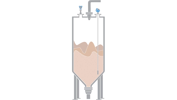 Level Measurement of Talc Pellets in Talc Production