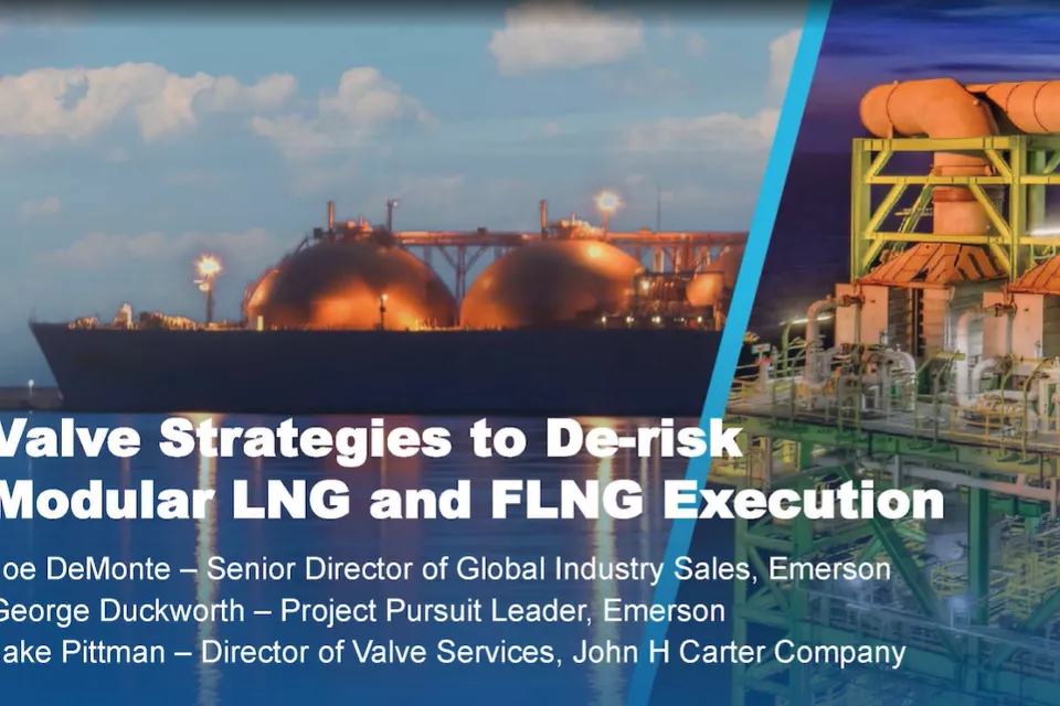  ON-DEMAND: Ventilstrategien zur Risikominimierung bei der Umsetzung modularer LNG- und FLNG-Projekte
