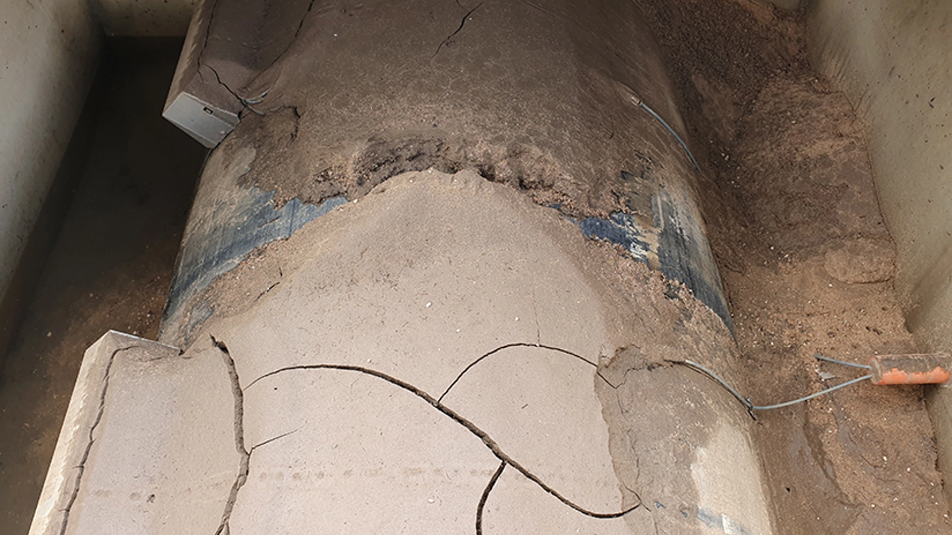 Flow measurement on a 3.2 m pipe