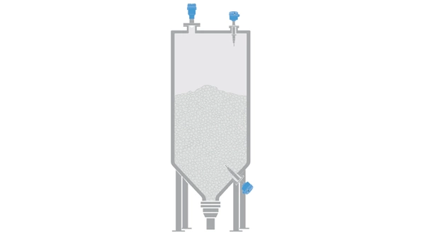 Level Measurement for MAP/DAP Granules Storage in Fertilizer Production