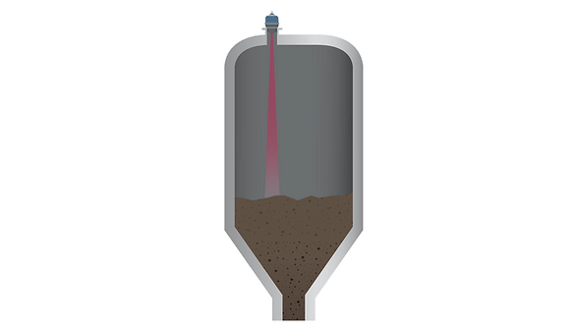 Level Measurement in Sludge Silos