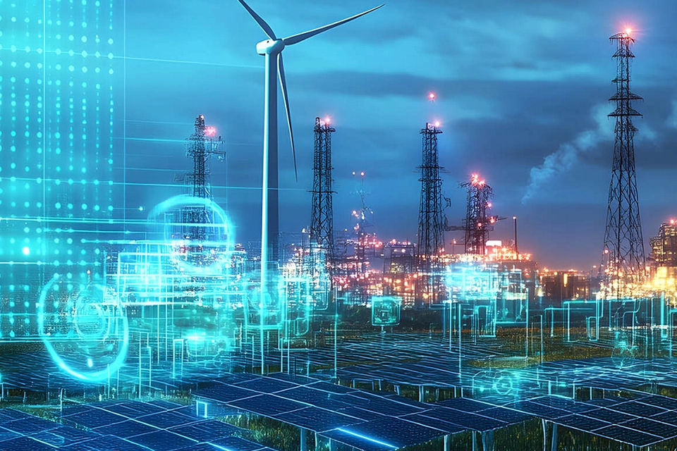 Operações assistidas por IA em usinas de energia