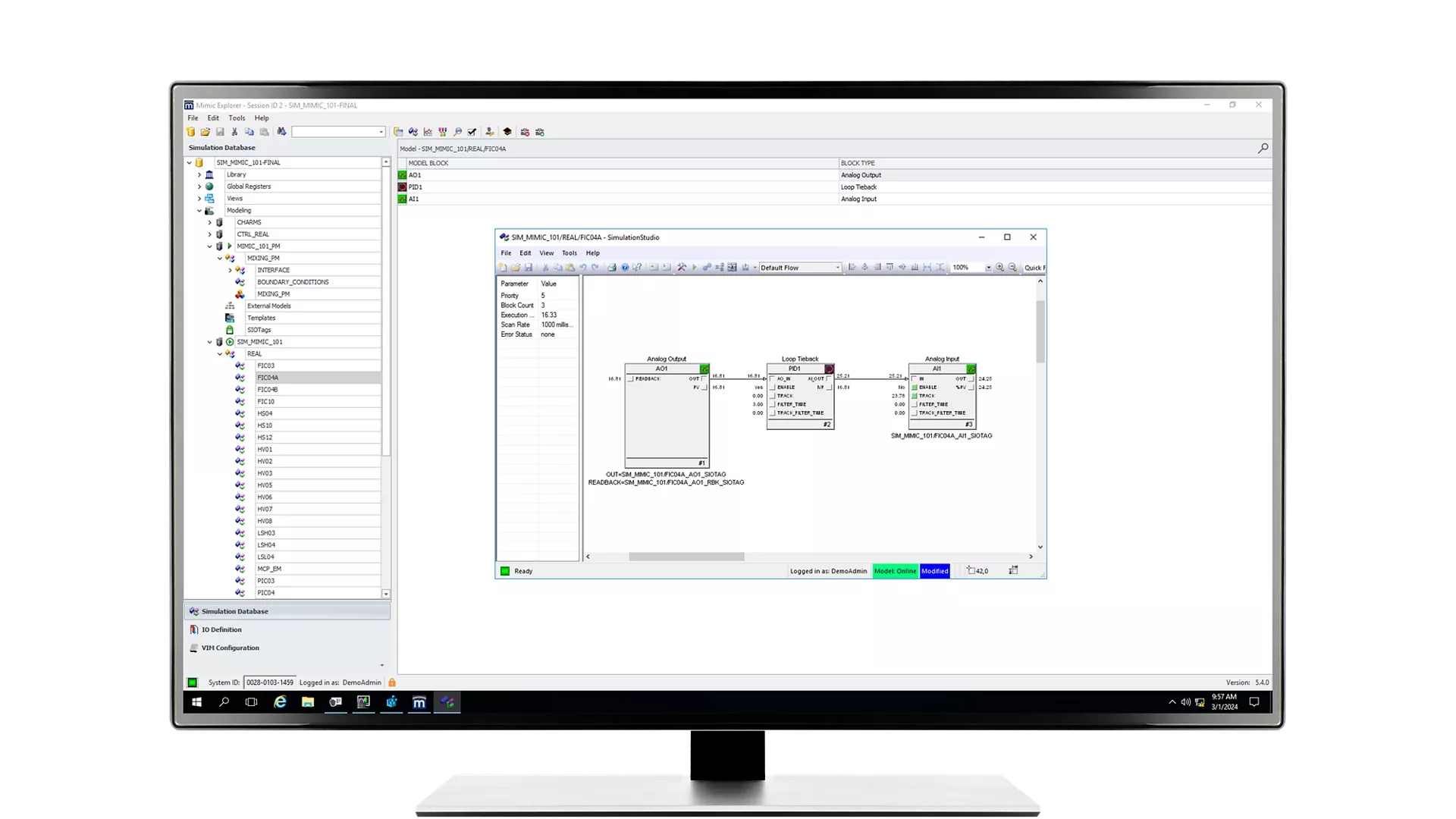 Mimic Simulation Software