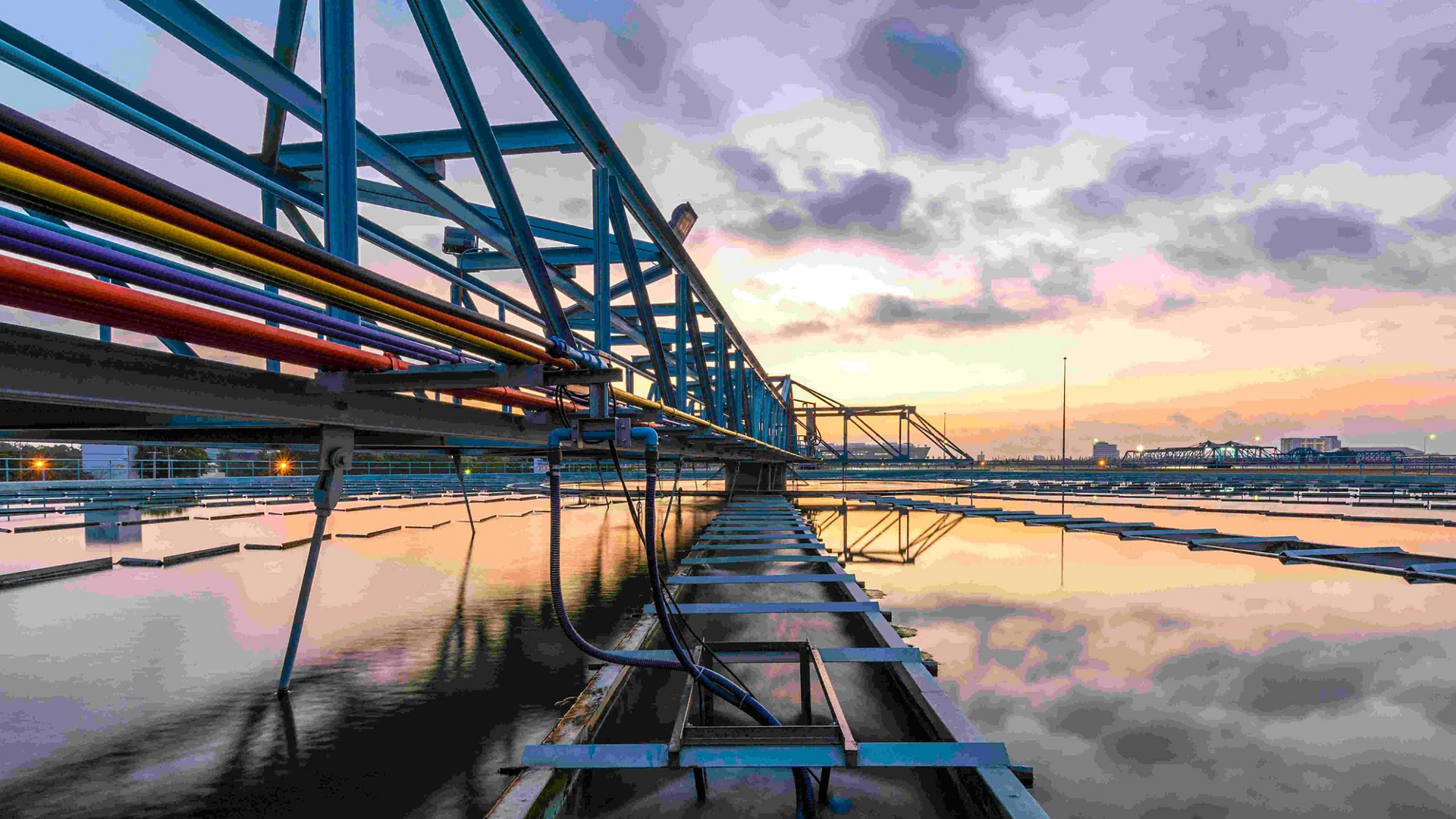a Solid Contact Clarifier Tank type Sludge Recirculation process in water treatment plant
