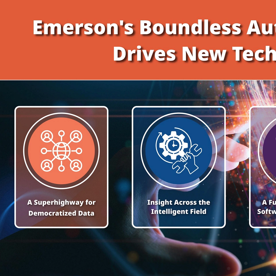 Emersons Vision einer Boundless Automation treibt neue Technologien für eine Automatisierungsplattform der nächsten Generation voran