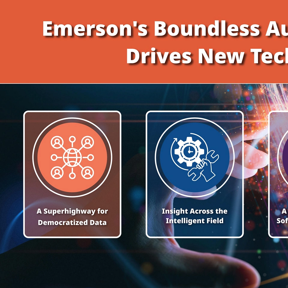 La visión de Boundless Automation de Emerson impulsa nuevas tecnologías para una plataforma de automatización de última generación