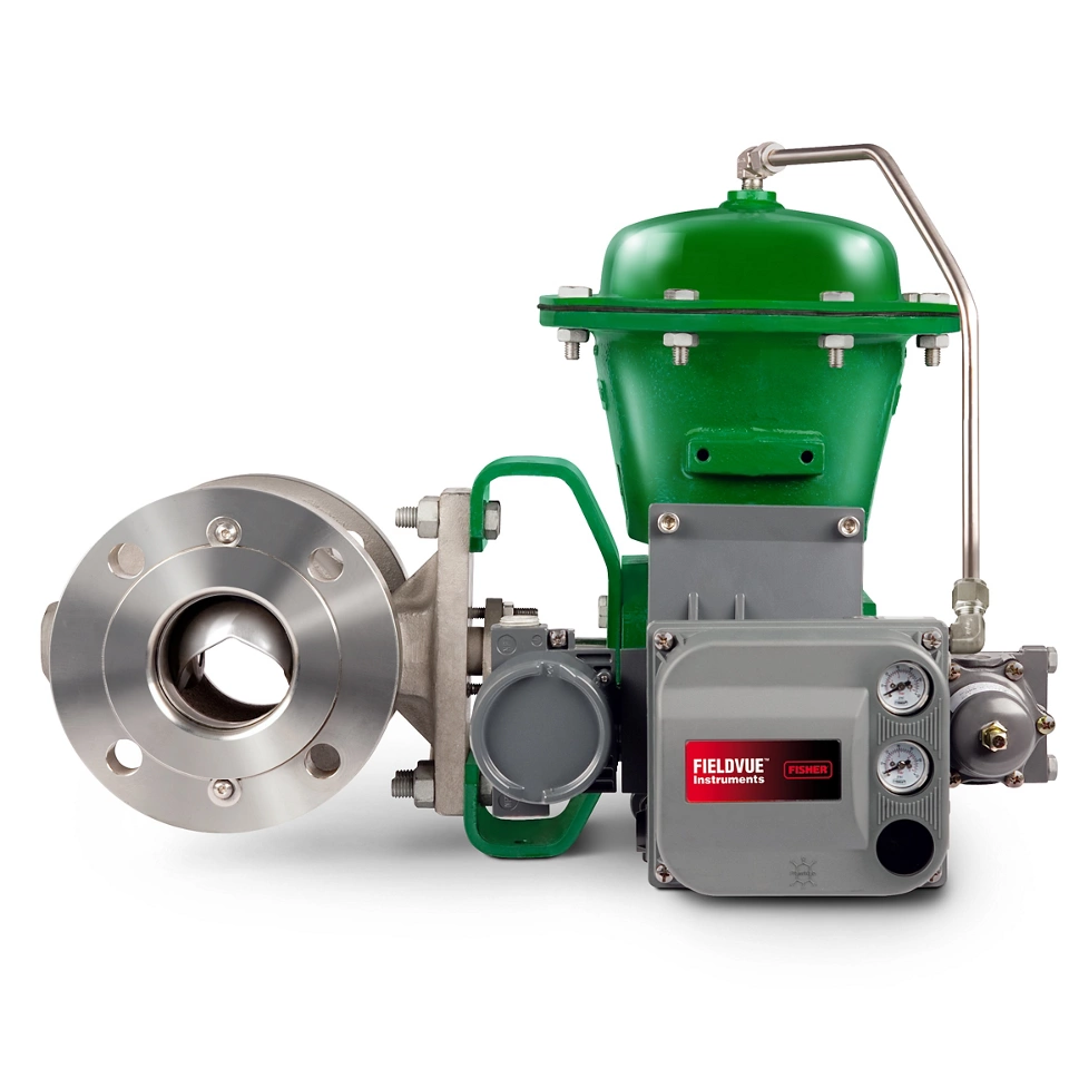 Valvola di controllo flangiata Fisher™ Vee-Ball™ V300